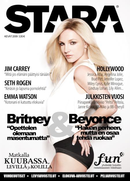 Britney Spears Stara Magazine Cover