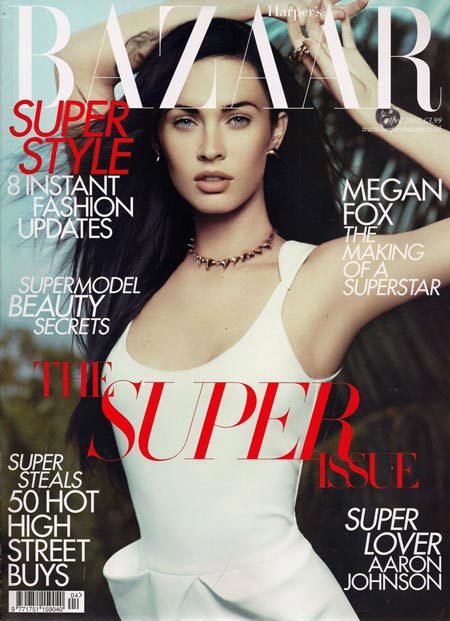 Megan Fox Harpers Bazaar April 2010