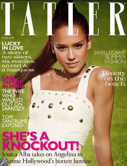 Jessica Alba Tatler Cover