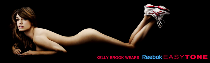 Kelly Brook Reebok Nude
