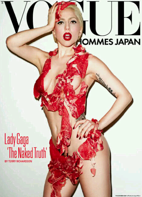 Lady Gaga pekonissa Vogue Japan