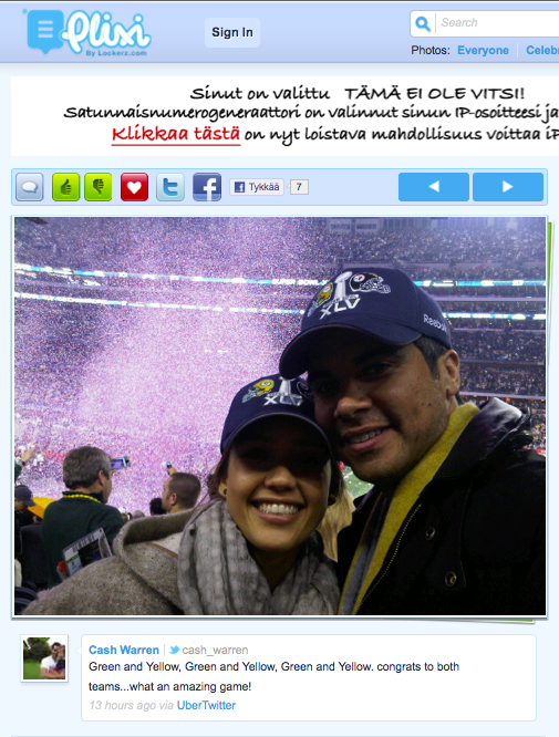 Jessica Alba Super Bowl