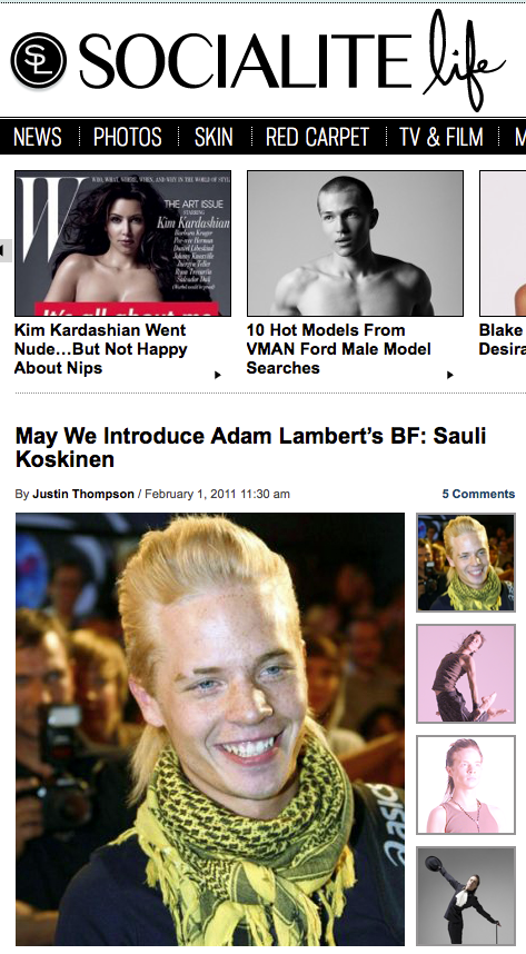 Sauli Koskinen Adam Lambert