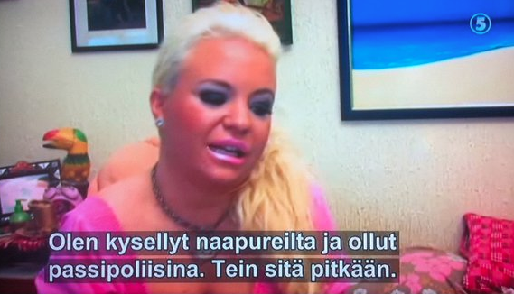 Johanna Tukiainen TV Viisi hääohjelma