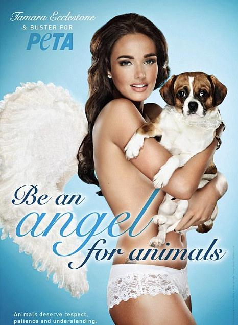 Tamara Ecclestone PETA