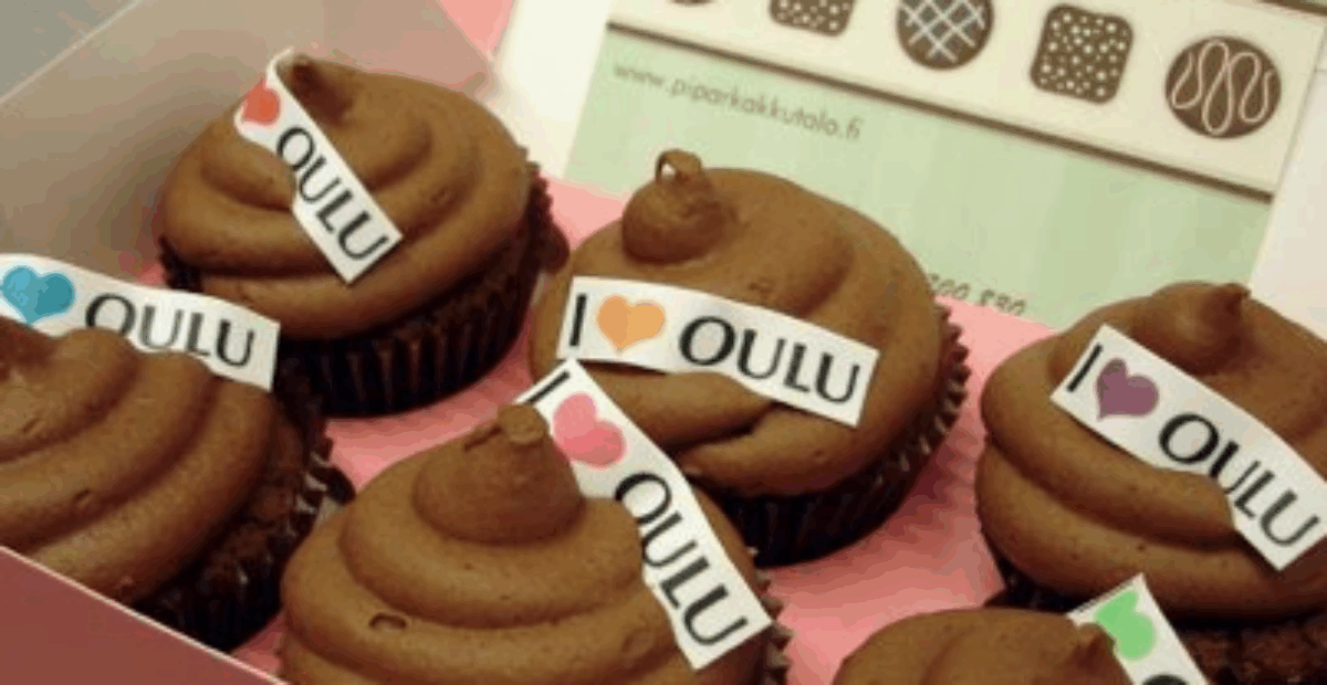 Oulun kaupungin markkinointi järkyttää: ”Kakkamuffinsseja tarjolla”