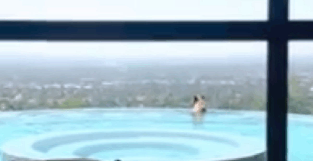 Teinisiskot löysivät luksustalon uima-altaasta karvaisen yllätyksen – katso video