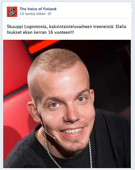 Kuva: Facebook, The Voice of Finland