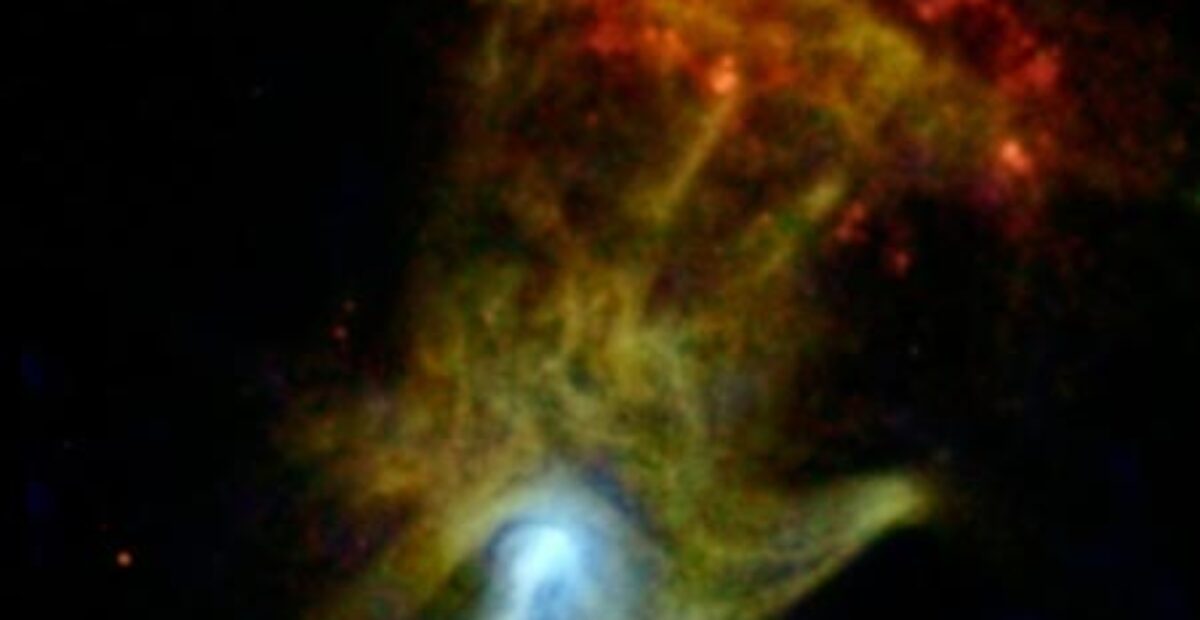 NASA ikuisti räjähtävän tähden – Jumalan käsi avaruudessa