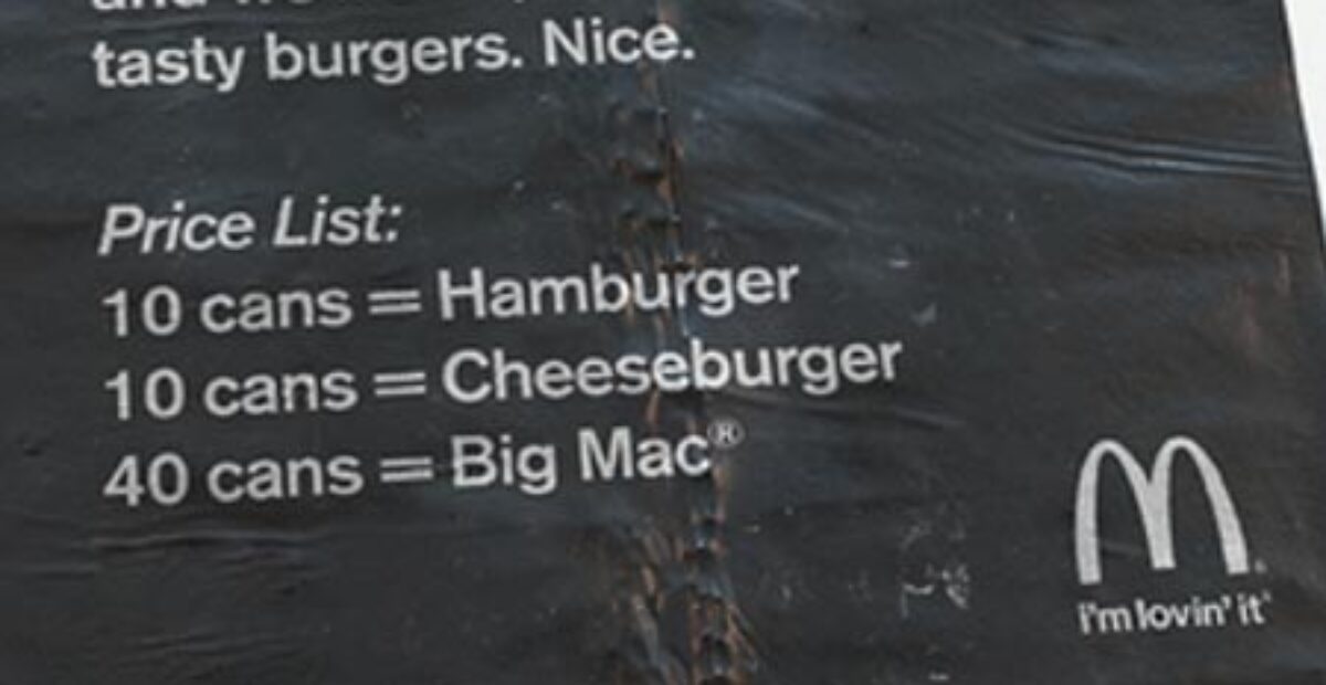 Ruotsin McDonald’sissa voi nyt maksaa tyhjillä tölkeillä