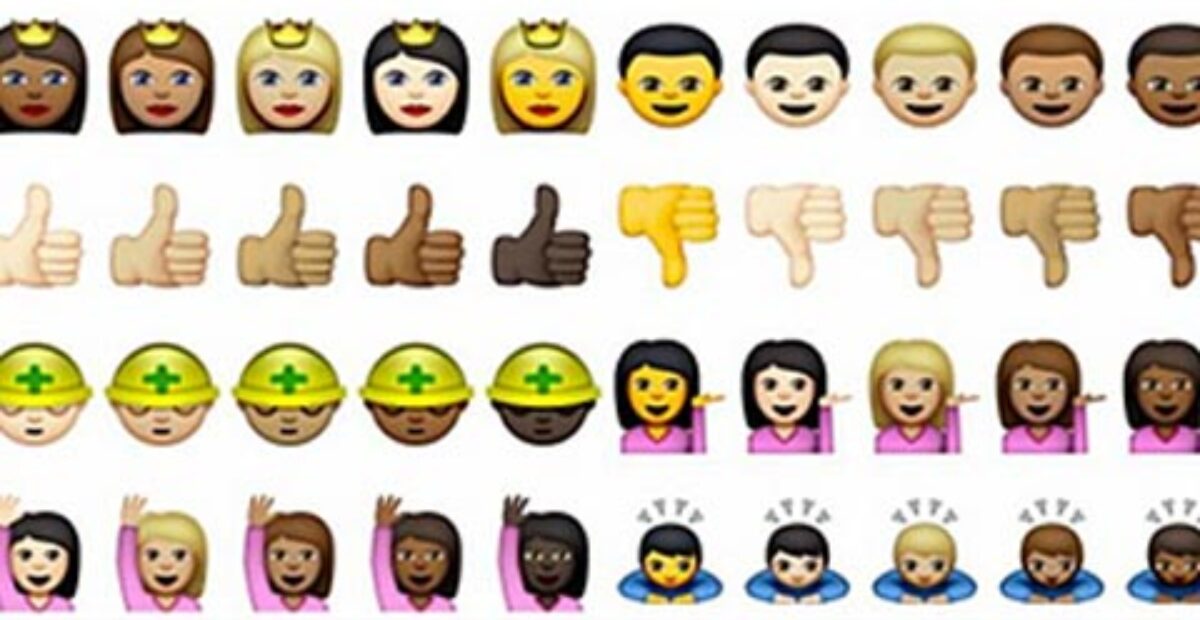 Applen uudet emojit puhuttavat – jokaiselle ihonvärille omansa