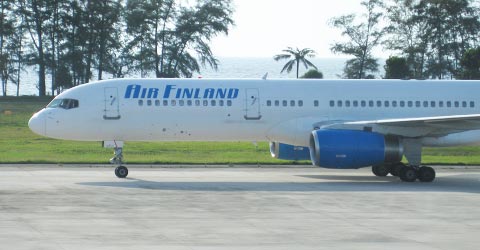 Air Finland Boeing 757 Phuketissa, Kuva: Stara