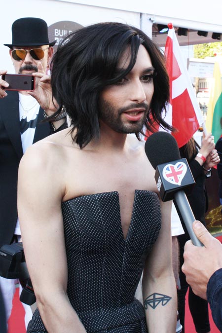 Hallitseva viisuvoittaja Conchita Wurst, Kuva: Heidi Maijala, Stara