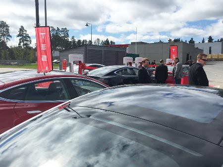 Tesla Supercharger Toijala, Kuva: Stara