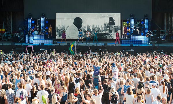 Ruisrock 2015 Pharrell Williams, Kuva: Maria Kokljuschkin