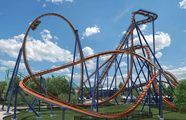 Valravn-vuoristorata Yhdysvalloissa, Kuva: Splash