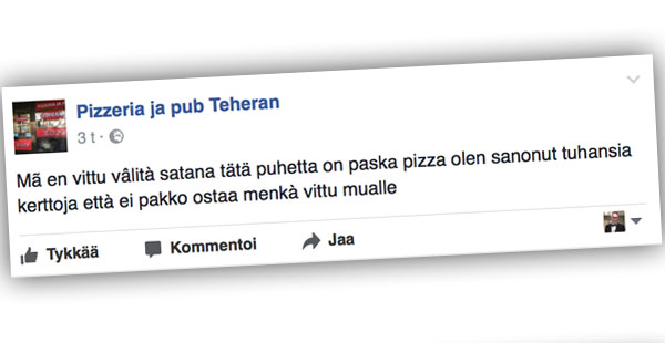 Tutustu 78+ imagen pizzeria ja pub teheran ylilauta