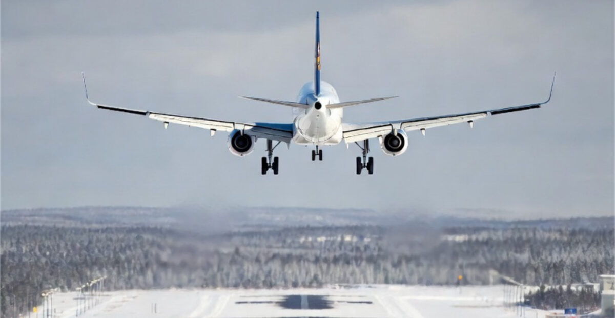 Lentokone laskeutui Suomen Lappiin – lasten rajaton riemu tallentui videolle