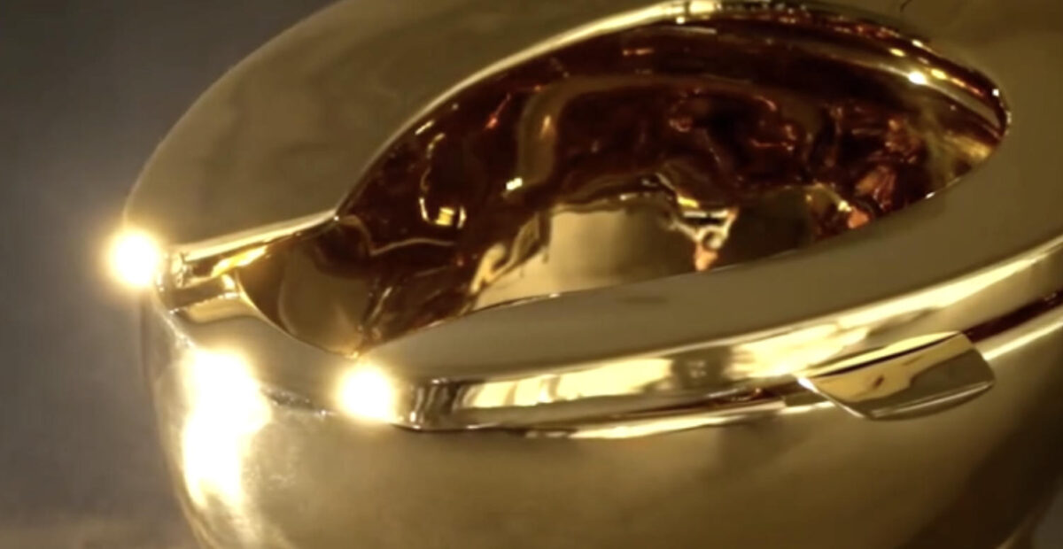 Maailman kallein wc-pönttö valmistettiin kullasta – hinta yli 10 miljoonaa