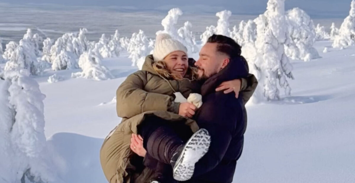 Selviytyjät Suomi -pari kihloihin – kosinta yllätti Lapin umpihangessa