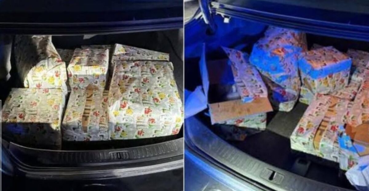 Auton takakontista paljastui yllätys – joululahjapaketit sisälsivät metamfetamiinia