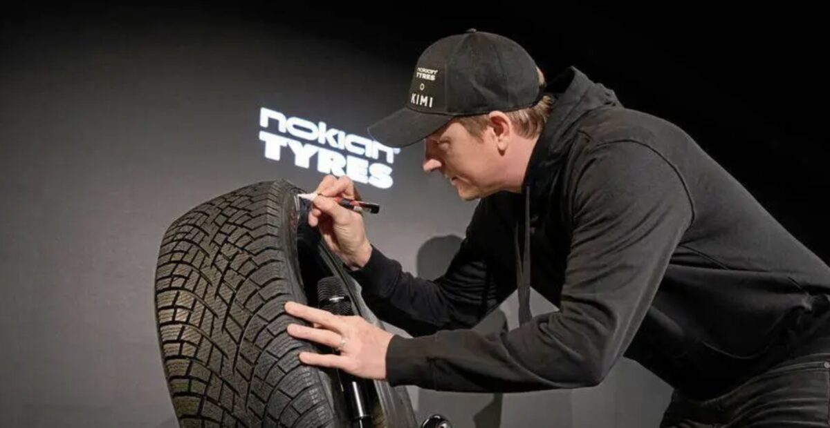 Kimi Räikkönen pestattiin rengasyhtiön brändilähettilääksi