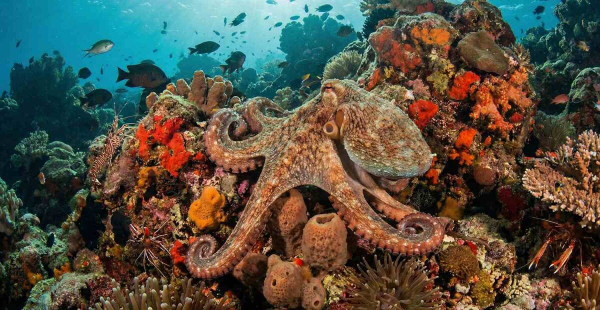 Ruotsalaismies opetti mustekalan soittamaan pianoa