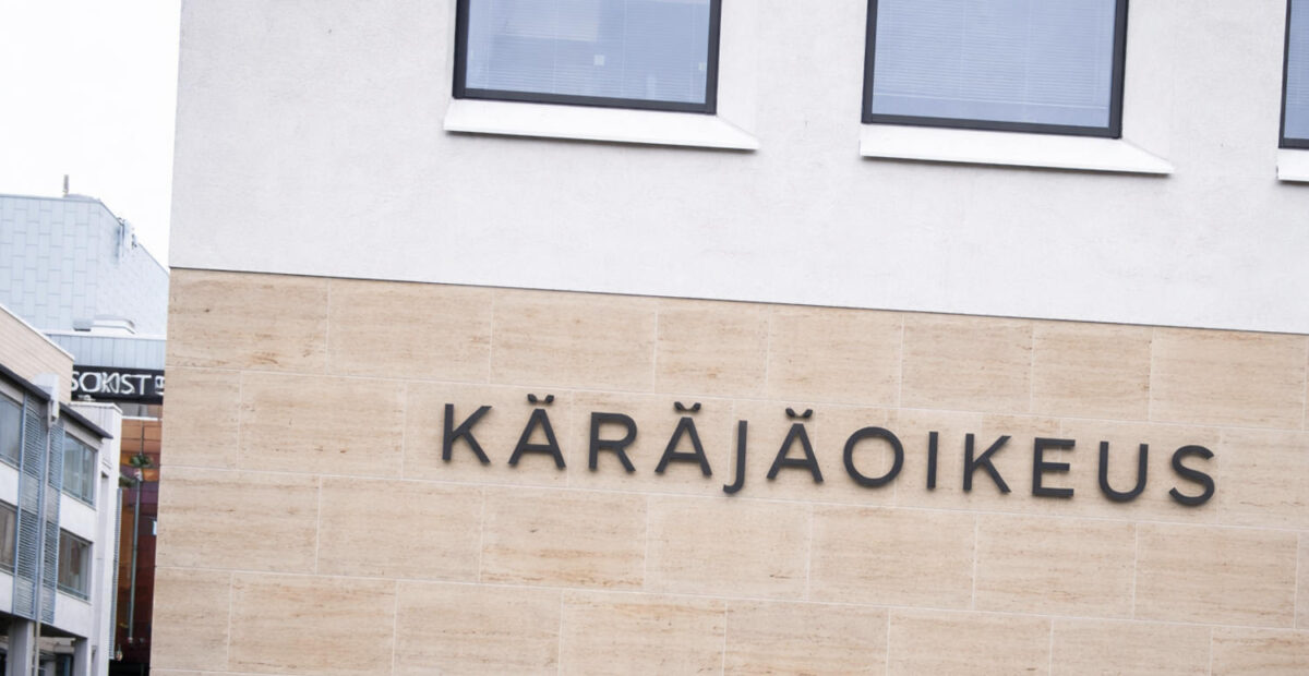 Käräjäoikeus. Kuva: Stara