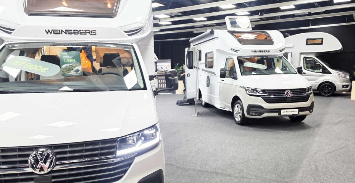 Asuntoautoja Matkamessuilla. Kuva: Jocka Träskbäck / Stara