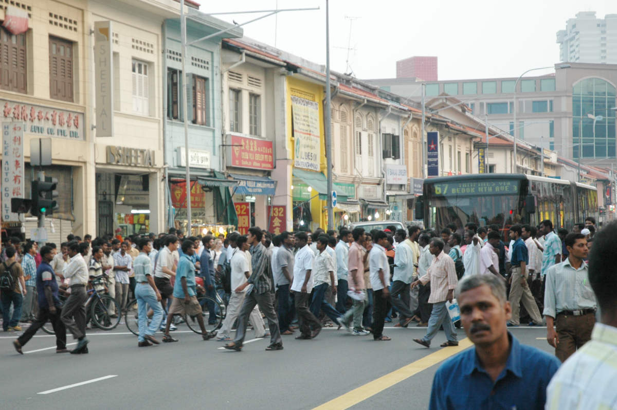 Singaporen katunäkymää