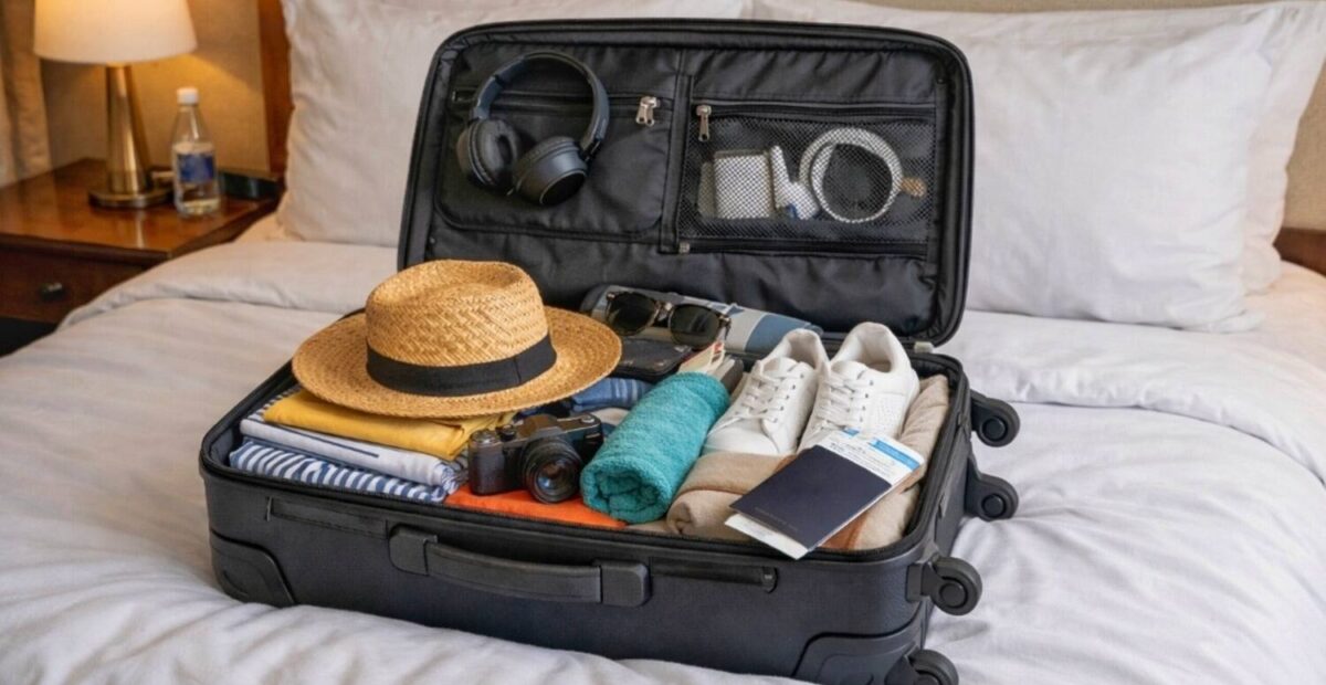 Matkalaukku hotellissa. Kuvituskuva: Stara (Ei liity tapaukseen)