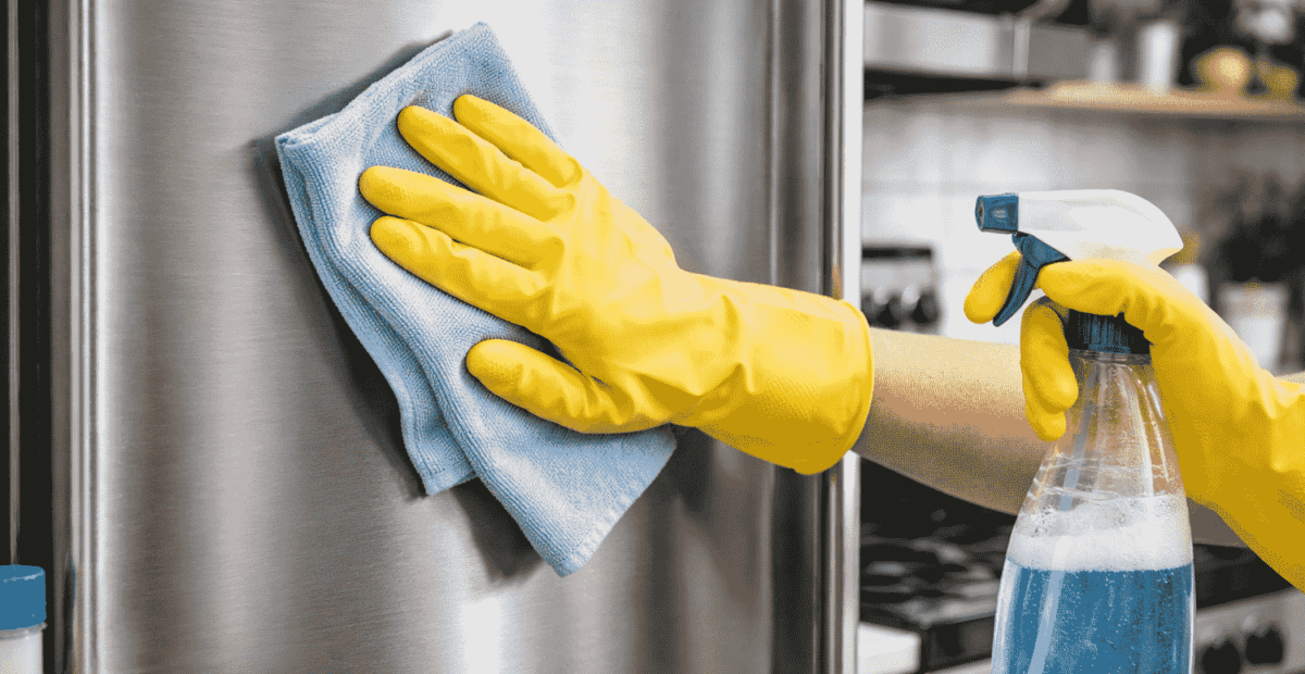 Rosterisen jääkaapin puhdistaminen. Kuvituskuva: Stara 