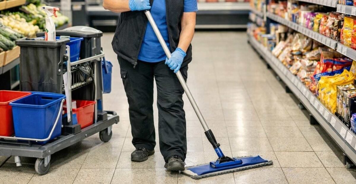 Siivooja työssään. Kuvituskuva: Stara (Ei liity tapaukseen)