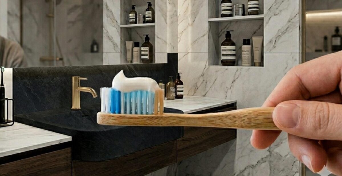 Hammasharja ja hammastahna. Kuva: Stara