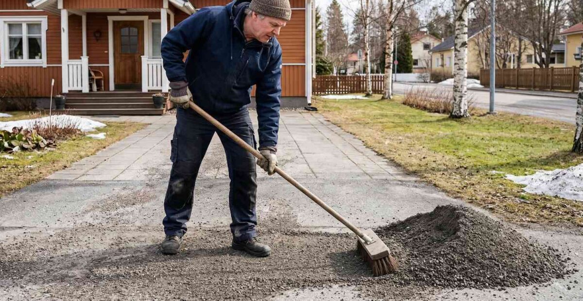 Hiekotushiekkaa. Kuvituskuva: Stara