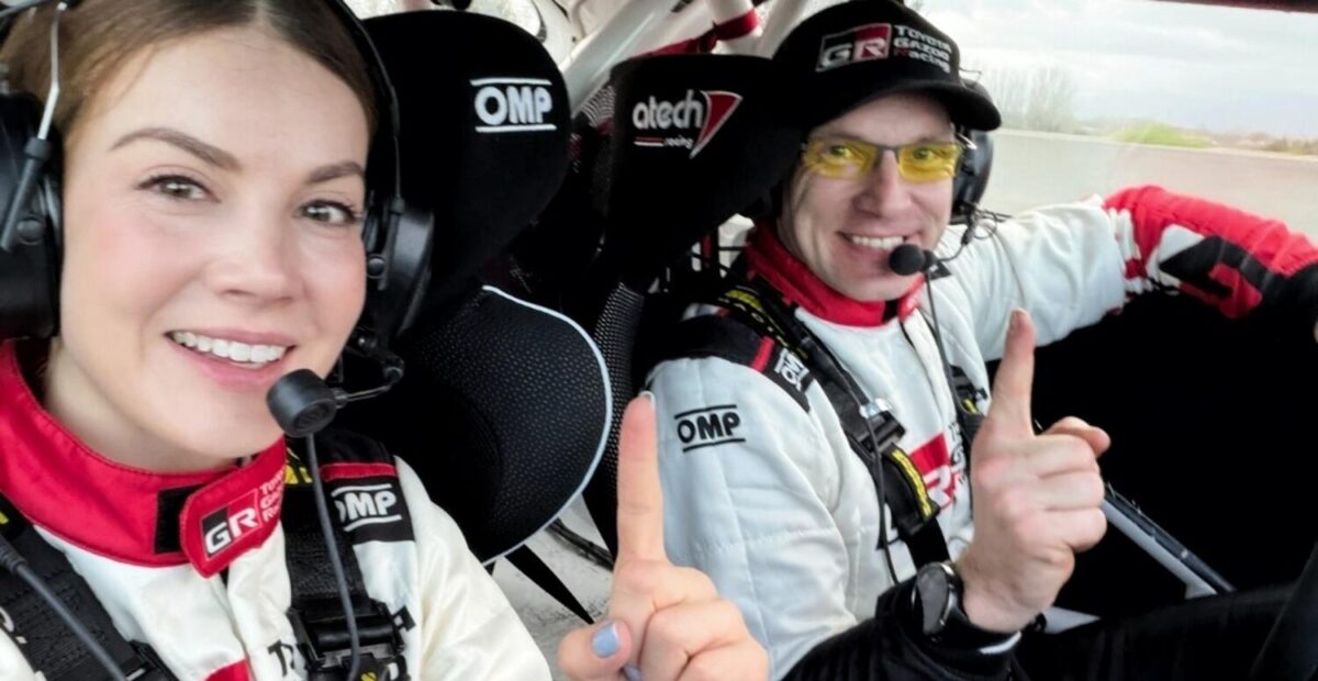 Janni Hussi ja Jari-Matti Latvala.