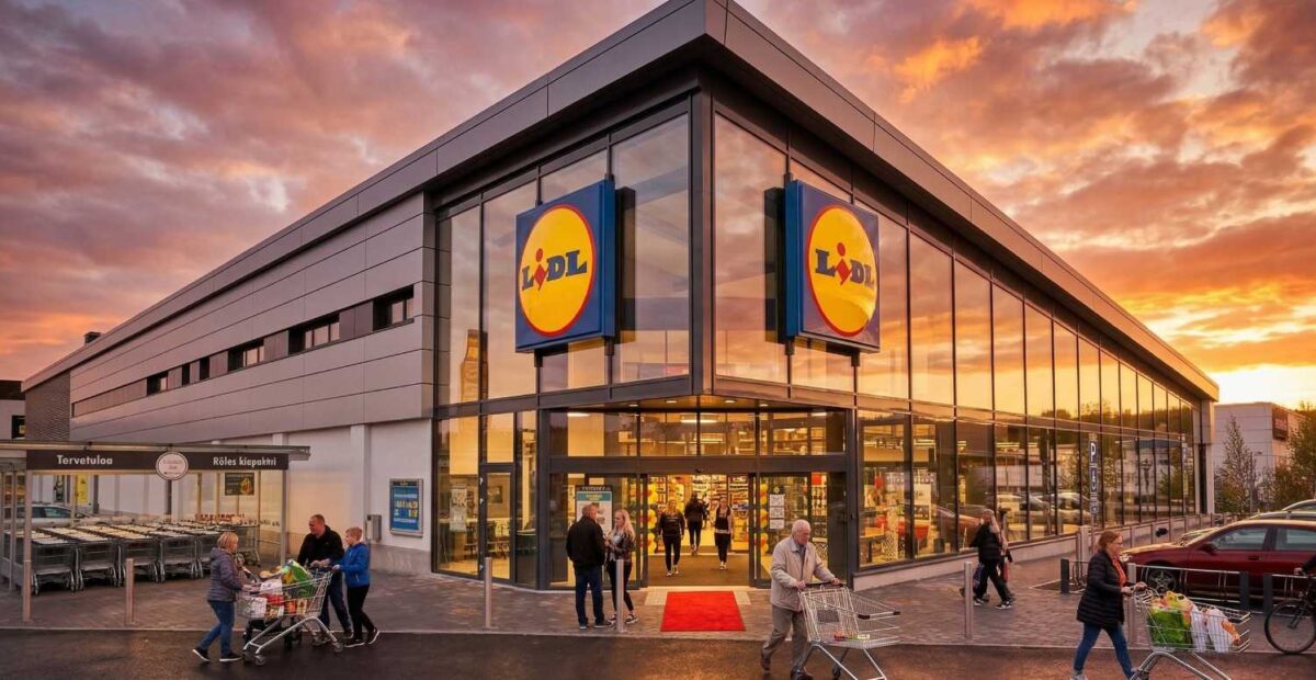 Lidl. Kuvan viimeistelyssä käytetty tekoälyä.