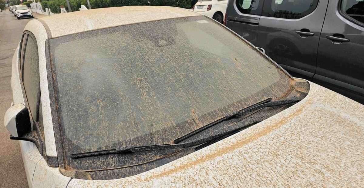 Sirocco-hiekkasade kuvattuna Mallorcalla. Kuva: Stars