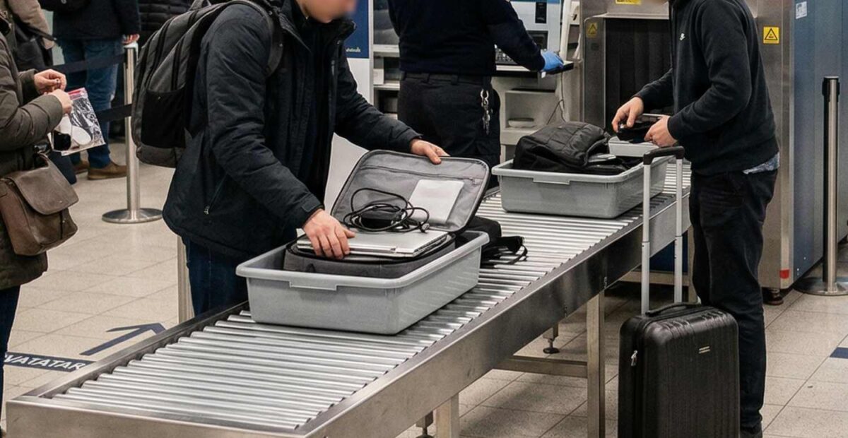 Lentokentän turvatarkastus. Kuva: Stara