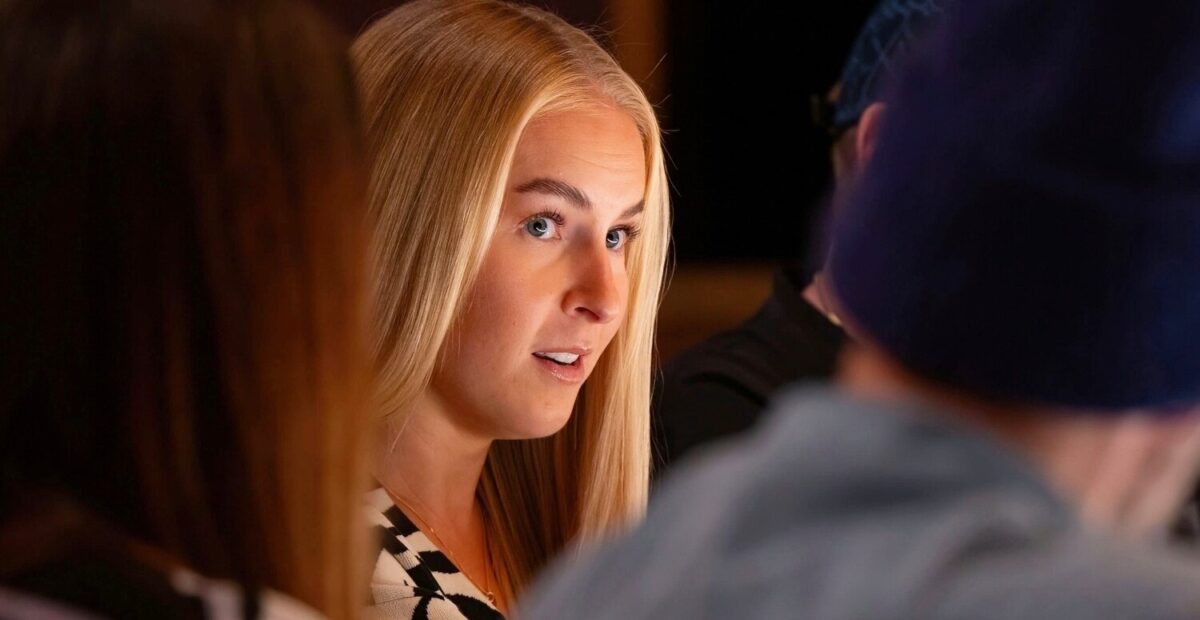 Alina Voronkova Petolliset-ohjelmassa. Kuva: Saku Tiainen