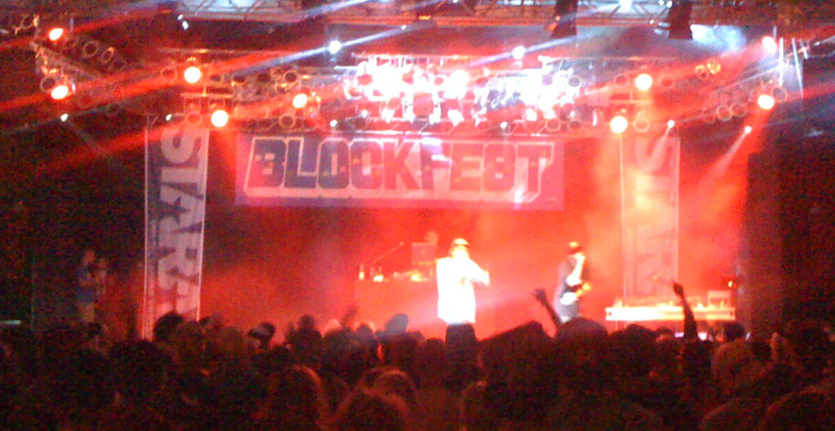 Blockfest Tullikamarin Pakkahuoneella vuonna 2009