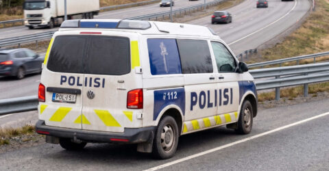 Poliisiauto. 