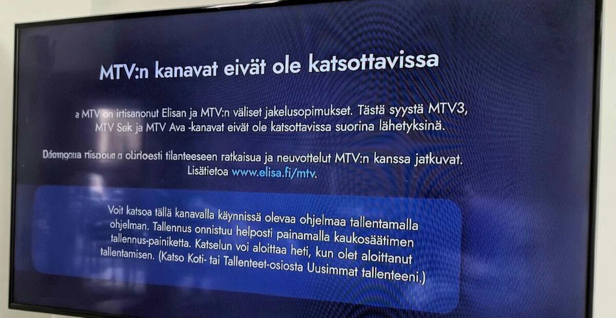 Elisa ja MTV3