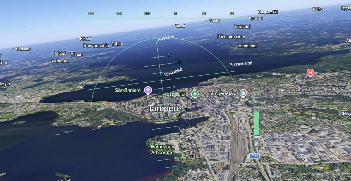 Google Earth lentosimulaattori