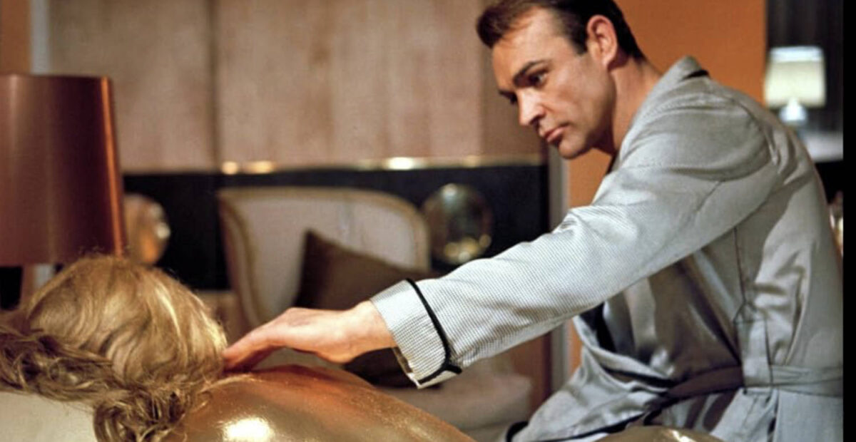 Sean Connery elokuvassa 007 ja Kultasormi