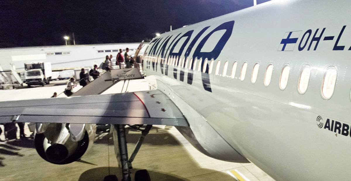 Finnair Airbus A320 -lentokone