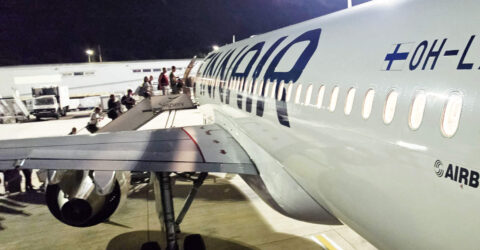 Finnair Airbus A320 -lentokone
