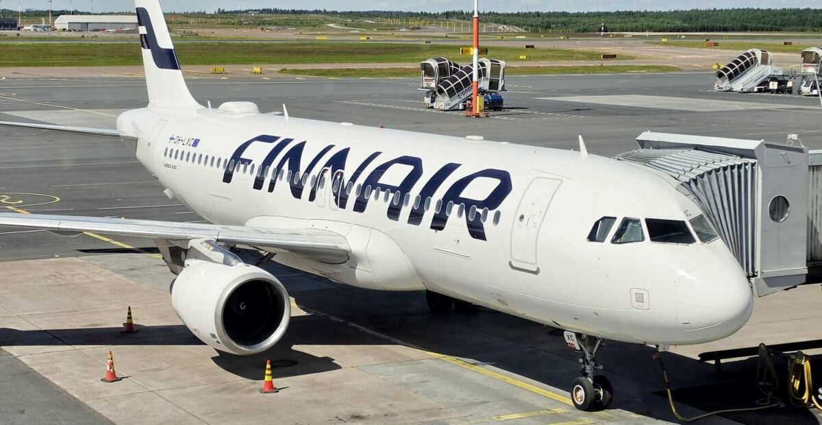 Finnair Airbus A320 -lentokone