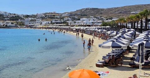 Uimaranta, Mykonos, Kreikka
