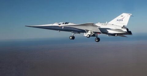 NASA:n harvinainen X-59 kuvattiin Teksasissa